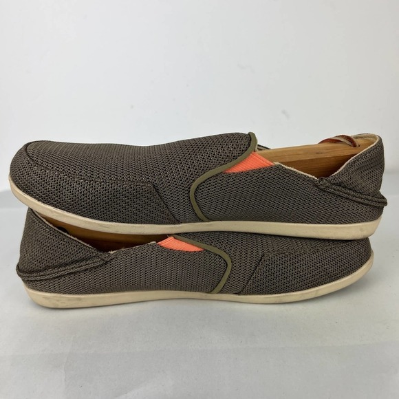 Olukai Waialua Mesh Slip On Mustang/Melon Womens Size: 9.5 - Picture 7 of 10